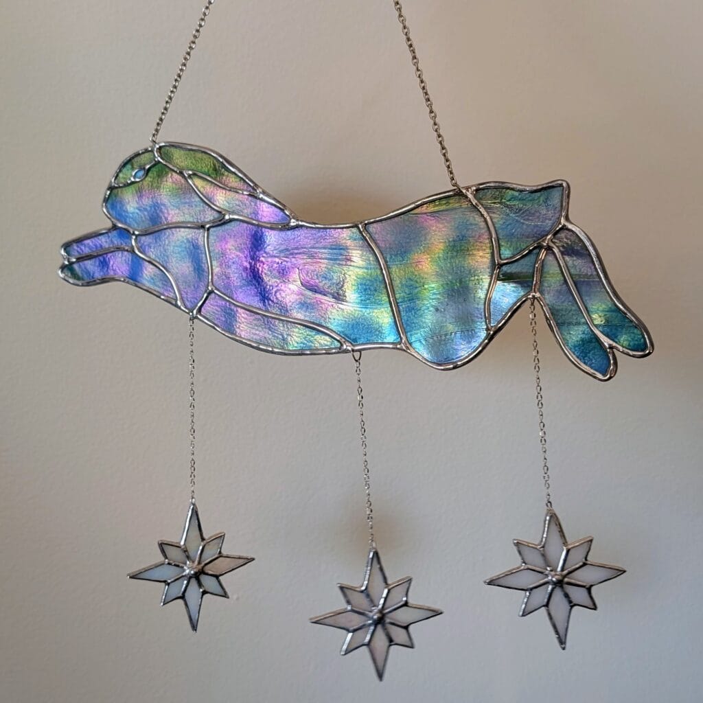 Winter Hare Suncatcher