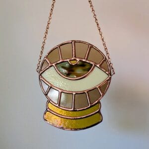 Crystal Ball - Open Eye - Brown