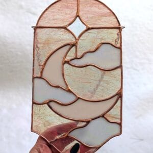 Mini Crescent Moon Panel - Pink